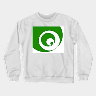 Abstract pattern - green and white. Crewneck Sweatshirt